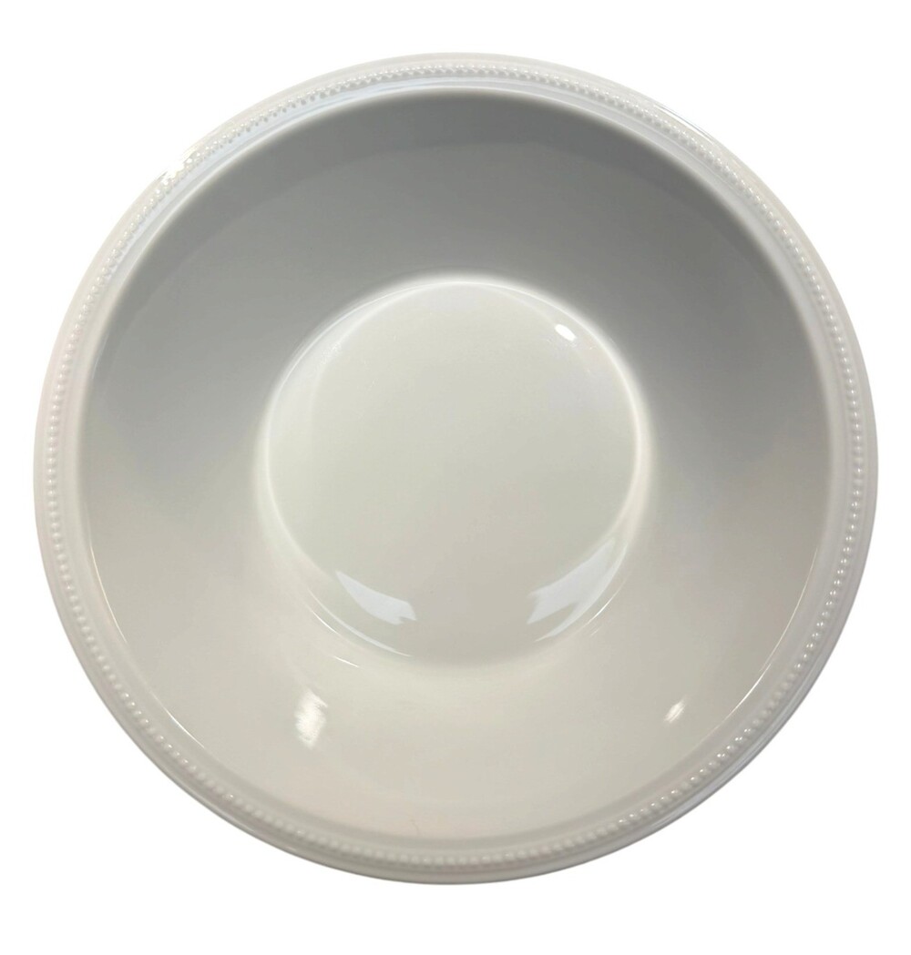 Kaiser KA12 White Porcelain Beaded 9.25" Round Serving Bowl West Germany